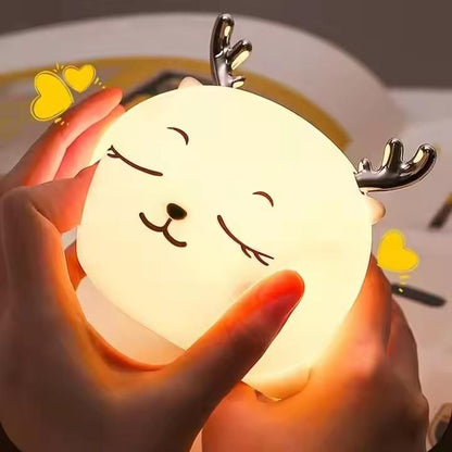 GlowDeer Dream Pro-Soft Silicone LED Night Light