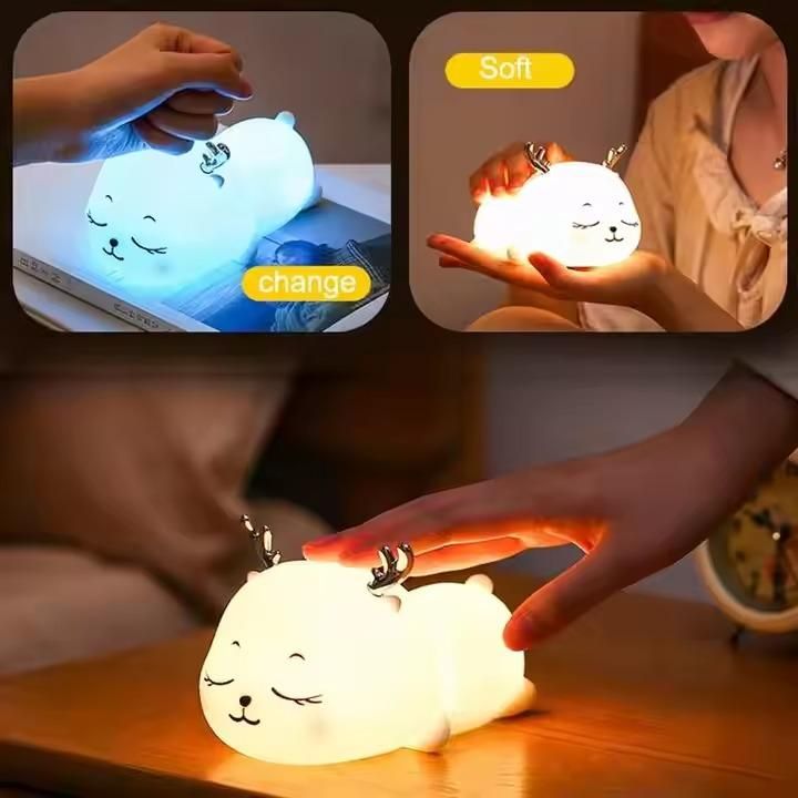 GlowDeer Dream Pro-Soft Silicone LED Night Light