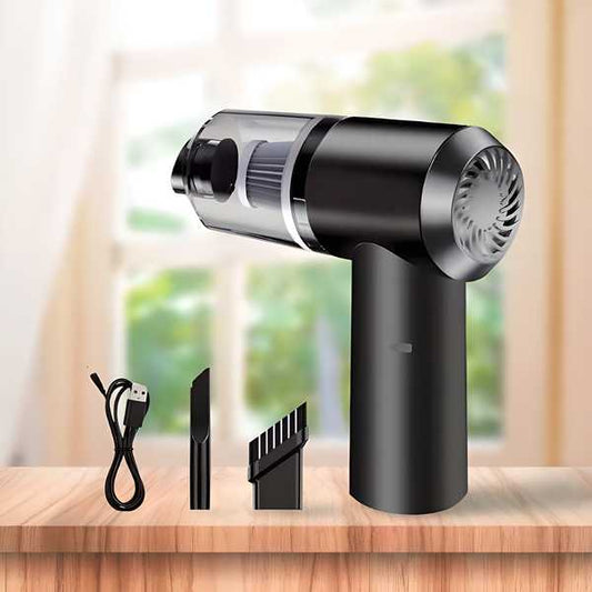 DustBlaze Pro-Wireless Handheld Vacuum & Air Duster – Rechargeable High-Power Cleaner for Car, Home & Keyboard